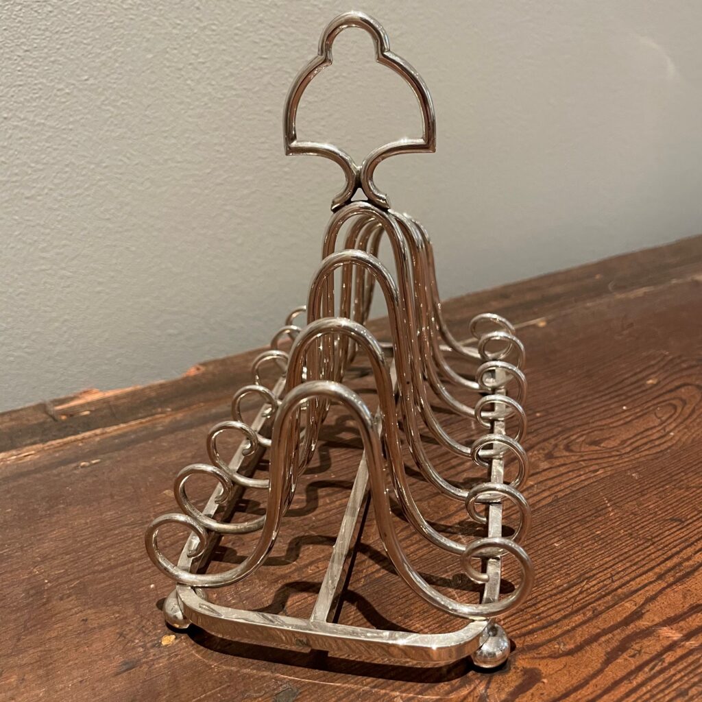 Elkington Silver Plated Toast Rack Pillar Post